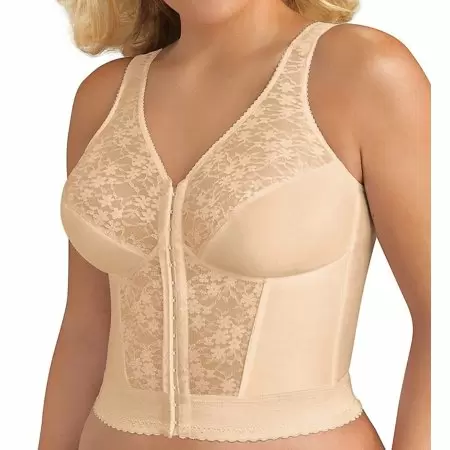 Photo 1 of FULLY® Front Close Longline Posture Bra with Lace - Style 5107565 SIZE 42C