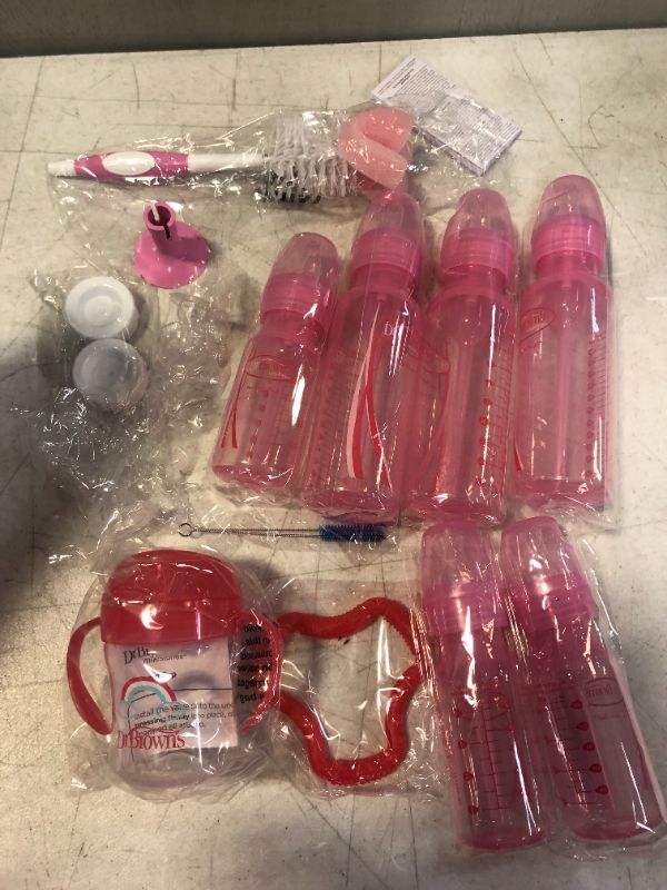 Photo 2 of  Dr. Brown's Options Baby Bottles Gift Set, Pink