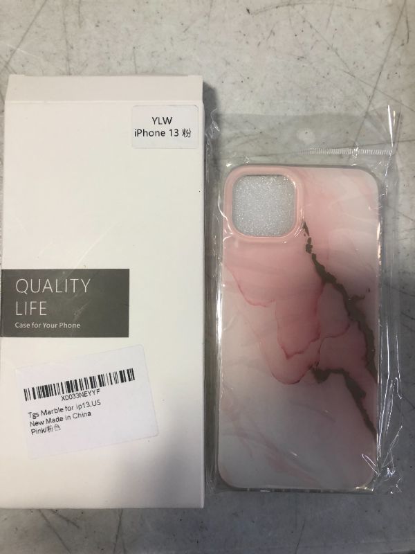 Photo 1 of iPhone 13 Phone case Marble Pink