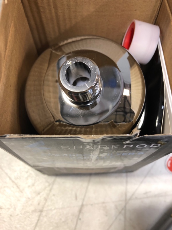 Photo 3 of SparkPod High Output Shower Filter Capsule- Rejuvenates Skin and Hair Health (Reduces Eczema & Dandruff), Filters Chlorine, Heavy Metals and Impurities | 1-min installation