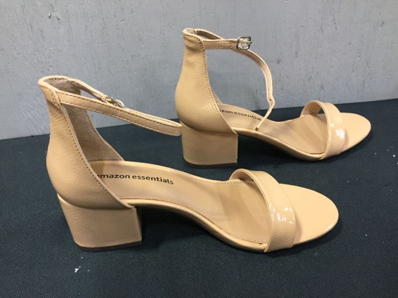 Photo 1 of AMAZON ESSENTIALS NUDE CHUNKY LOW HEEL SHOES SIZE 7