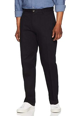 Photo 1 of Amazon Essentials Men's Classic-Fit Chino Pant Black SIZE 32X29