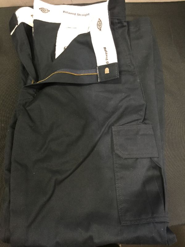 Photo 2 of DICKIES RELAXED FIT NAVY PANTS SIZE 38X34