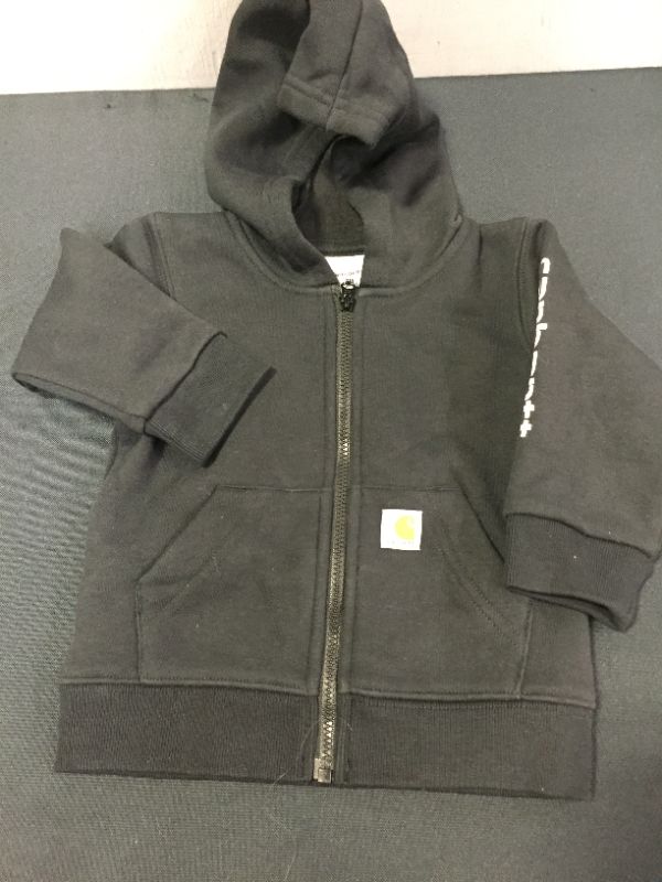 Photo 1 of BABY CARHARTT BLACK HOODIE SIZE 9M 