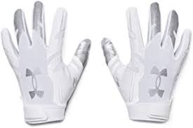 Photo 1 of  UA F8 Football Gloves SIZE YOUTH M 