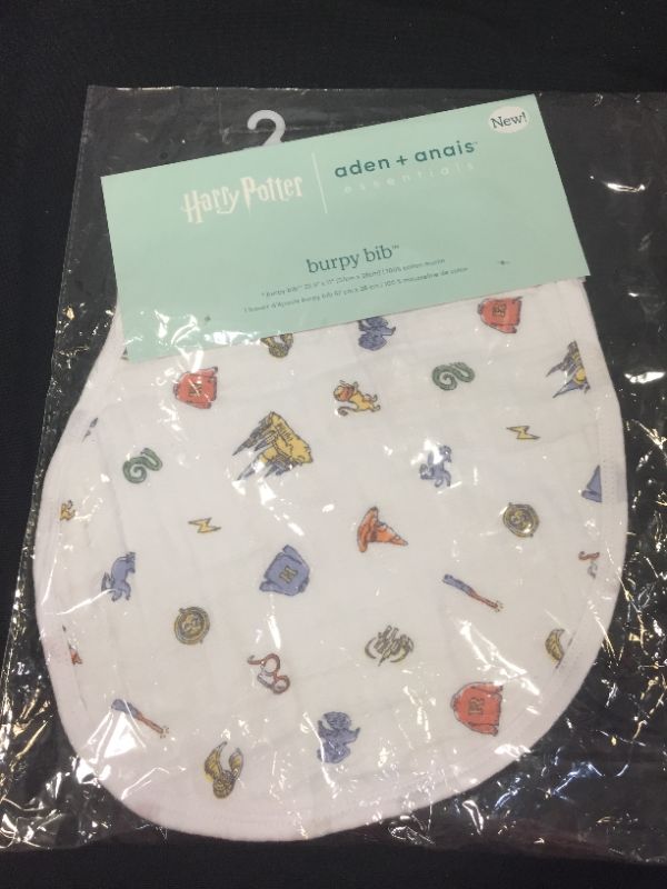 Photo 2 of Aden + Anais 100% Cotton Muslin Burpy Drool Baby Bib, 1pk Unisex