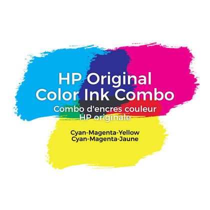 Photo 1 of HP 951 Cyan/Magenta/Yellow Standard Yield Ink Cartridge, 3/Pack (CR314FN#140)