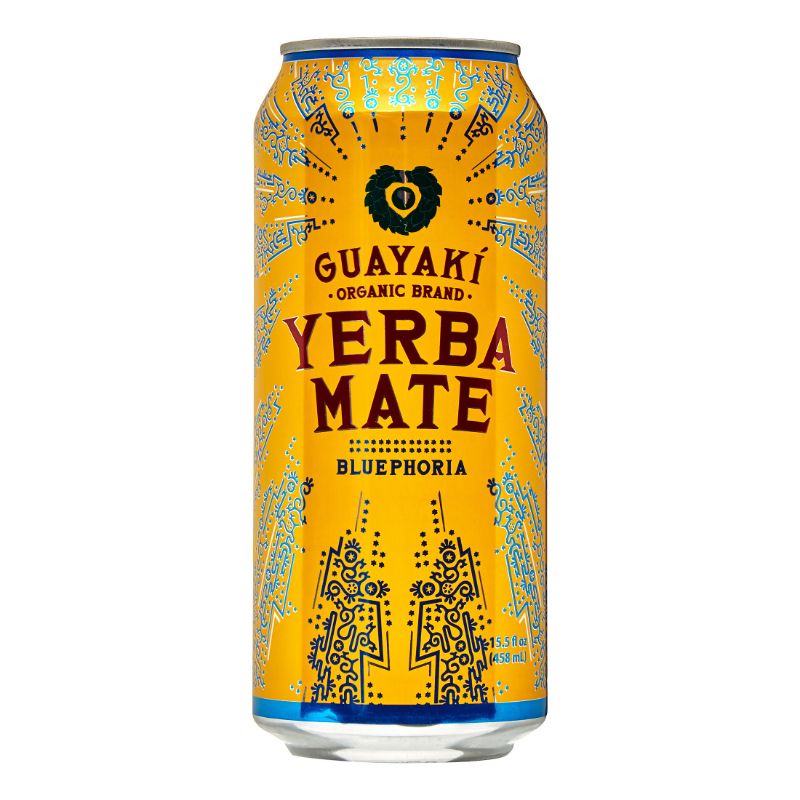 Photo 1 of (12 Bottles) Guayaki Yerba Mate, Bluephoria, 16 Fl Oz