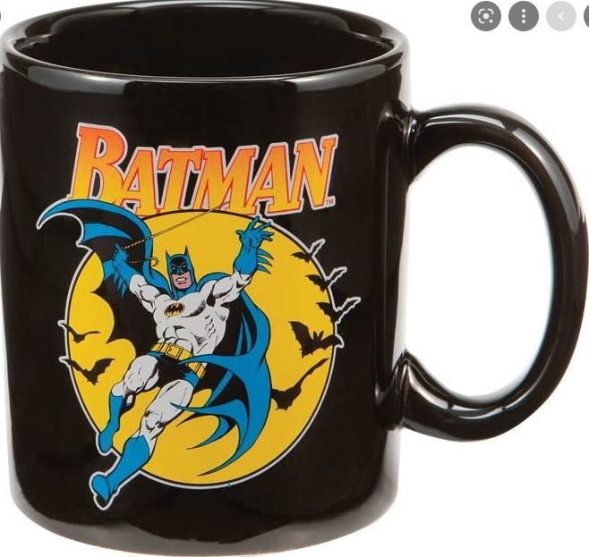 Photo 1 of 
Vandor Batman Ceramic Mug, Black, 12-Ounce