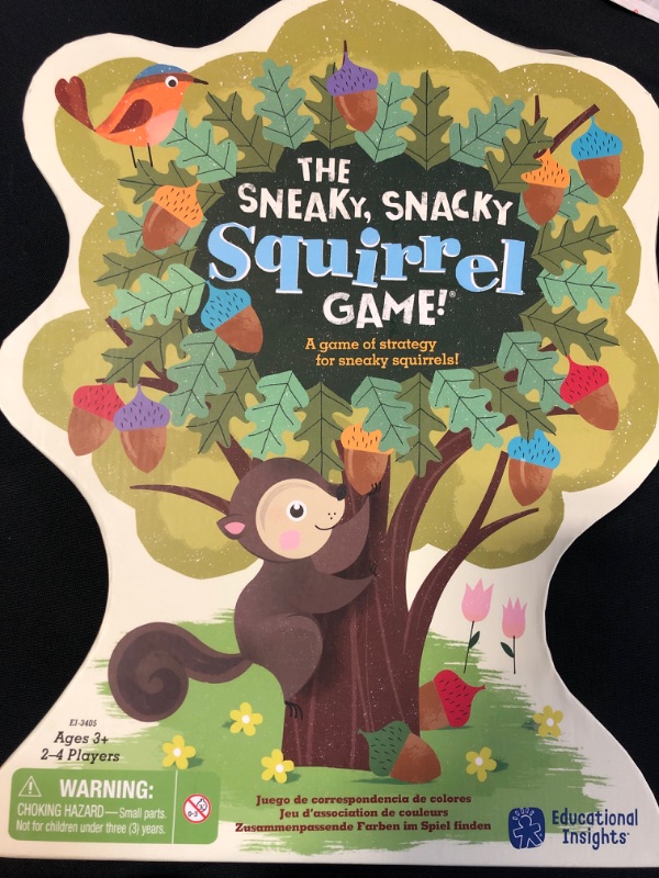 Photo 1 of Educational Insights The Sneaky, Snacky Squirrel Game One Color, 12.90" L x 10.70" W x 2.10" H