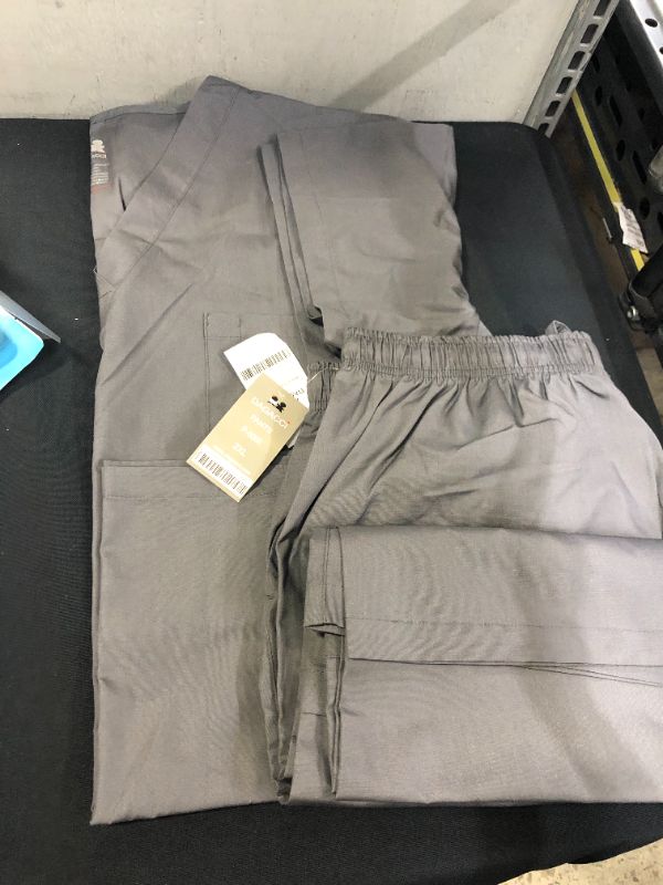 Photo 2 of DAGACCI GREY SCRUBS SIZE 2XL