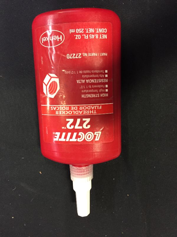 Photo 2 of  250Ml Threadlocker 272 Hi Temp- Hi Strength