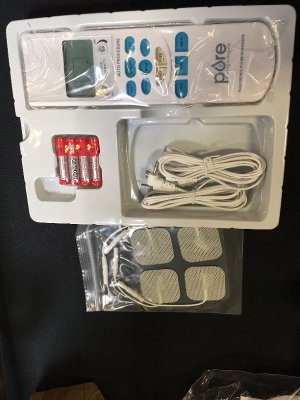 Photo 2 of Pure Enrichment PurePulse TENS Electronic Pulse Stimulator, White