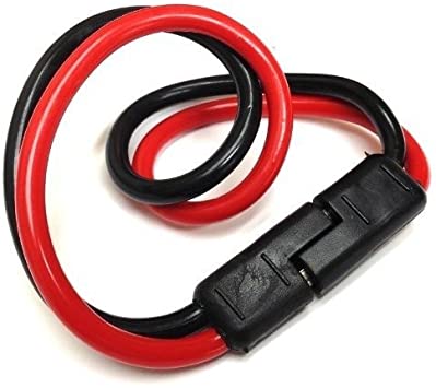 Photo 1 of 5 pack 12" 10 Gauge 2 Pin Quick Disconnect Audiopipe Polarized Wire Harness
