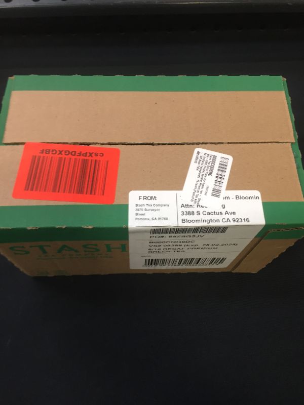 Photo 1 of Stash Tea Decaf Premium Green Tea - Decaf, Non-GMO Project Verified Premium Tea with No Artificial Ingredients, 18 Count (Pack of 6) - 108 Bags Total ---- EXP 02/28/2025
