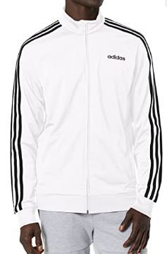 Photo 1 of adidas Men's Essentials 3-Stripes Tricot Track Jacket SIZE SMALL
NEW BUT STAINED, SEE PICTURES.