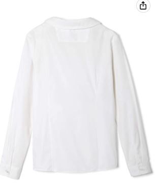 Photo 1 of French Toast Girls' Long Sleeve Woven Shirt with Peter Pan Collar (Standard & Plus) SIZE 6
DIRTY, SEE PICTURES.
