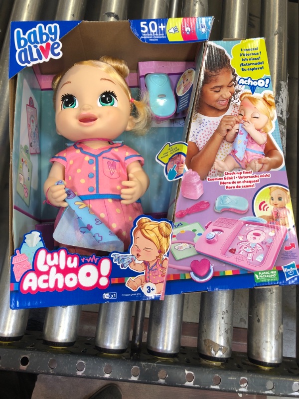 Photo 2 of Baby Alive Lulu Achoo Baby Doll - Blonde Hair

