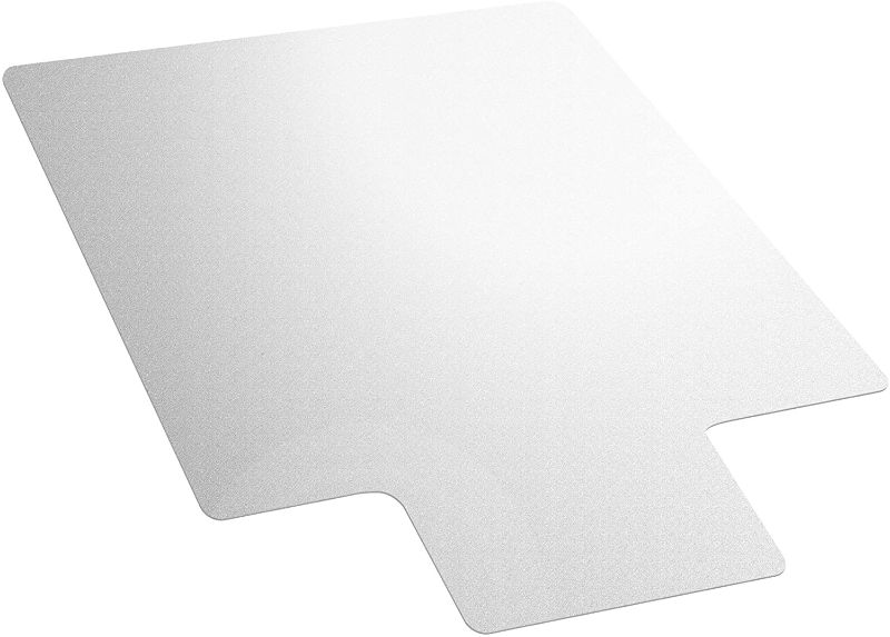Photo 1 of Amazon Basics Vinyl Chair Mat Protector for Hard Floors with Lip - 47 x 35 inches
