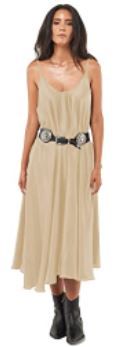 Photo 1 of Seta Apparel Women's Malibu Scoop Neck Long Dress SZIE MEDIUM.
