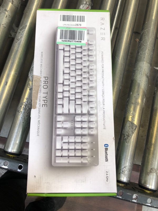 Photo 1 of Razer Pro Type: Wireless Mechanical Productivity Keyboard - Razer Orange Mechanical Switches - Fully Programmable Keys - Bluetooth and Wireless Connectivity - Durable for Up to 80 Million Keystrokes
