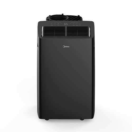 Photo 1 of MIDEA MAP12S1TBL 12,000 (10,000 BTU SACC) Duo Ultra Quiet Smart HE Inverter Portable Air Conditioner, Includes Remote Control, Cools up to 450 sq.ft, Black
