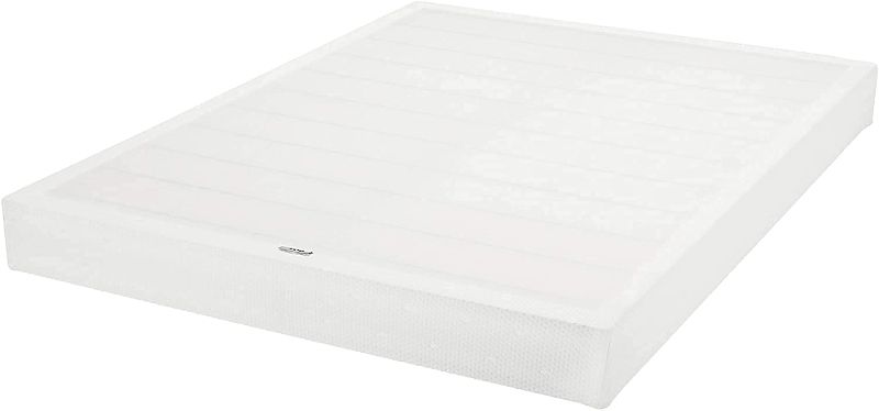 Photo 1 of Amazon Basics Smart Box Spring Bed Base, 7-Inch Mattress Foundation - Full Size, Tool-Free Easy Assembly
(SCRATCHES TO METAL)
