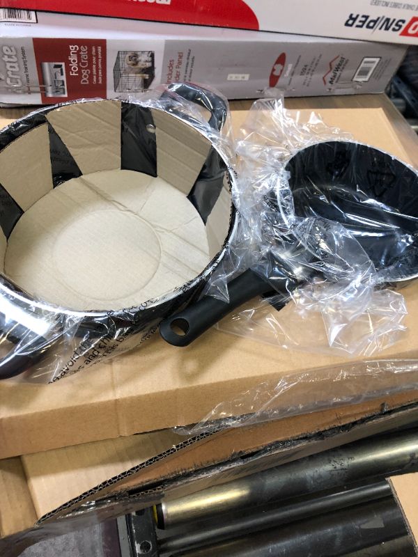 Photo 2 of Amazon Basics Non-Stick Cookware Set, Pots, Pans and Utensils - 15-Piece Set
