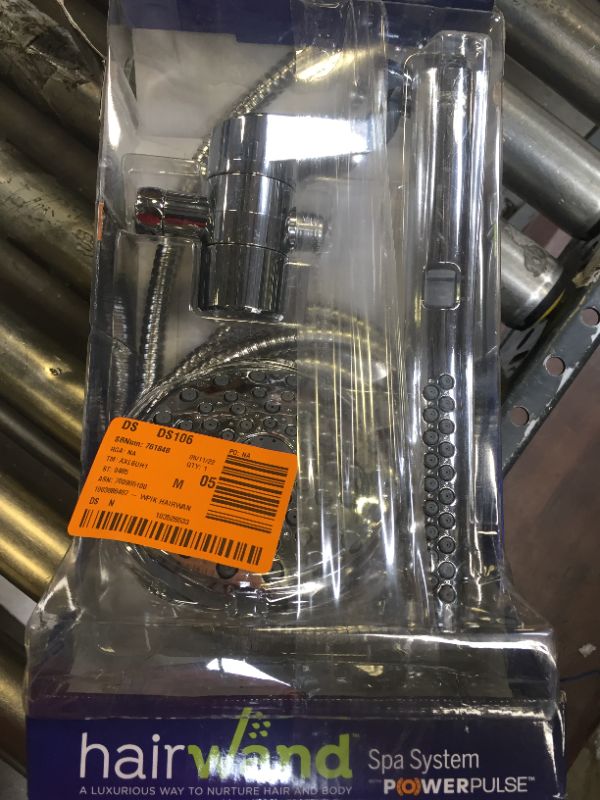 Photo 1 of 12-spray 5 in. High PressureDual Shower Head and Handheld Shower Head in Chrome
(LIKE NEW)
