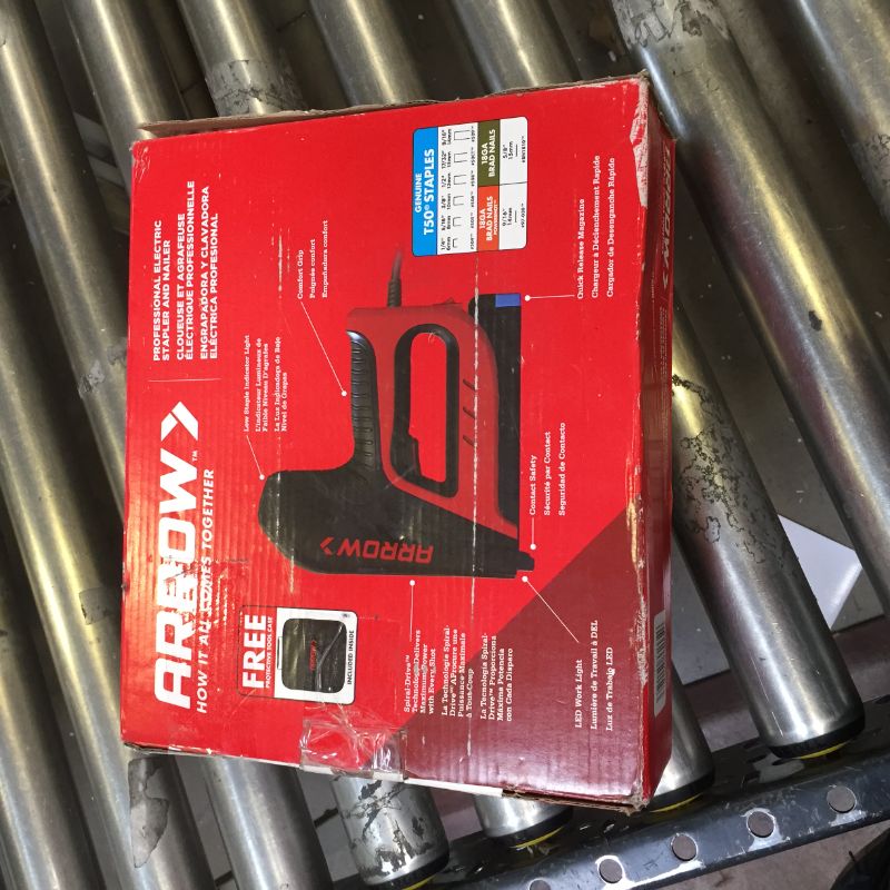 Photo 1 of 6 in. Electric Stapler and Brad Nailer
