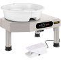 Photo 1 of Electric Pottery Wheel 25cm Ceramic Lcd Display W/foot Pedal Sculpting 350w Grey

