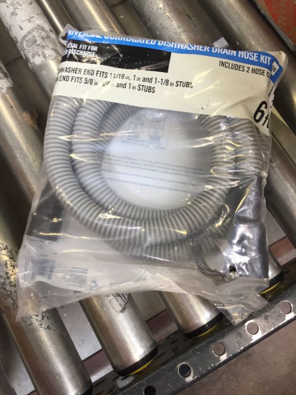 Photo 1 of 6 ft. Corrugated Dishwasher Hose
