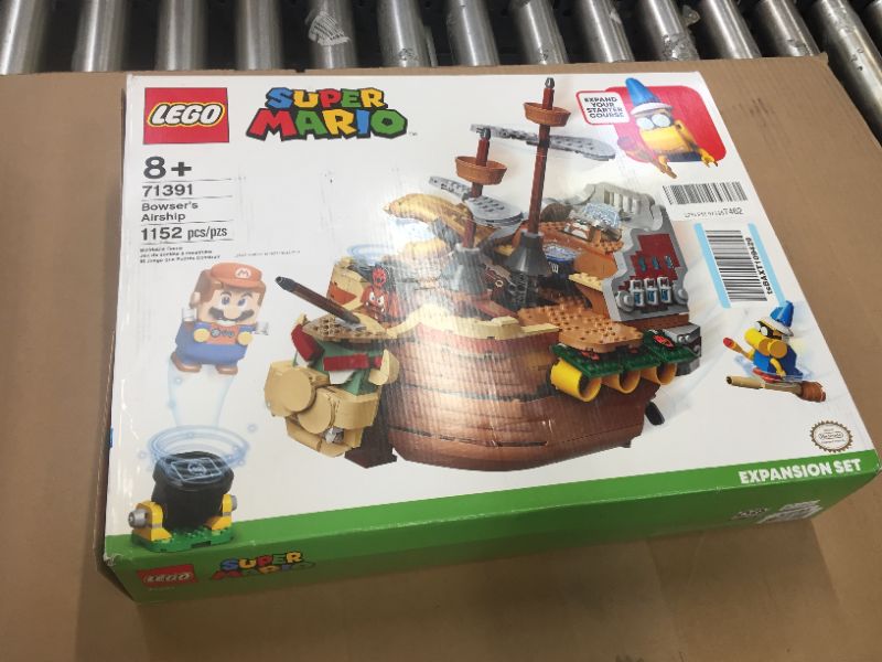 Photo 2 of LEGO Super Mario Bowser’s Airship Expansion Set 71391 Building Kit; Collectible Build-Display-and-Play Toy for Kids, New 2021 (1,152 Pieces)
