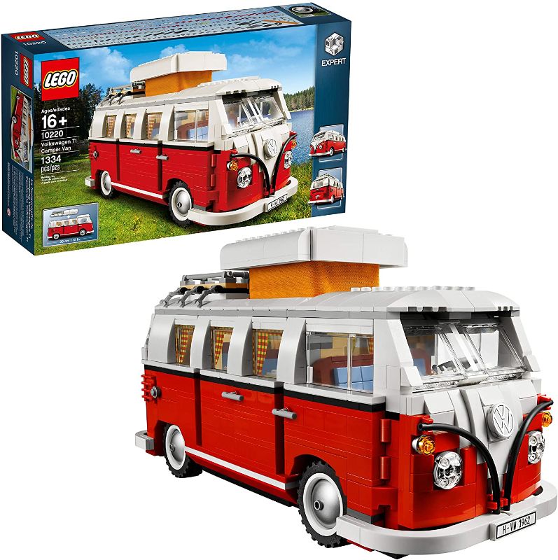 Photo 1 of LEGO Creator Expert Volkswagen T1 Camper Van 10220 Construction Set (1334 Pieces)
