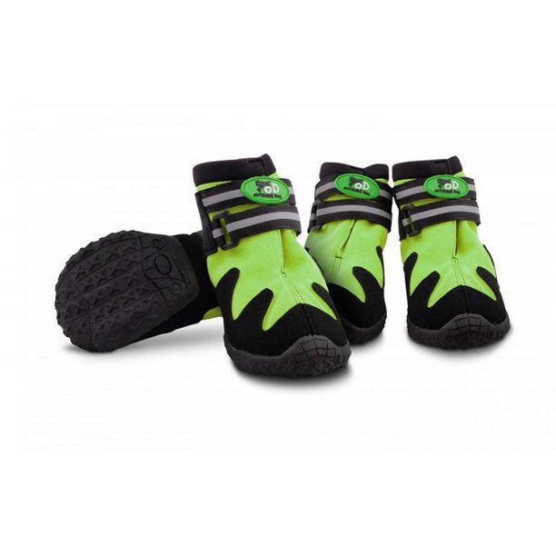 Photo 1 of All For Paws All Road Green Dog Boots Set of 4
sized small 