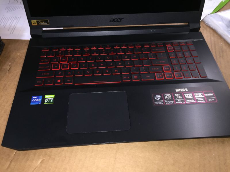 Photo 8 of Acer Nitro 5 AN517-54-79L1 Gaming Laptop | Intel Core i7-11800H | NVIDIA GeForce RTX 3050Ti Laptop GPU | 17.3" FHD 144Hz IPS Display | 16GB DDR4 | 1TB NVMe SSD | Killer Wi-Fi 6 | Backlit KB | Win 11