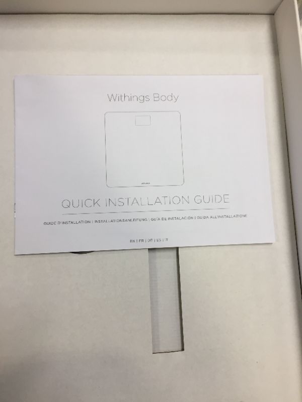 Photo 4 of Withings Body - Digital Wi-Fi Smart Scale with Automatic Smartphone App Sync, BMI, Multi-User Friendly, with Pregnancy Tracker & Baby Mode
