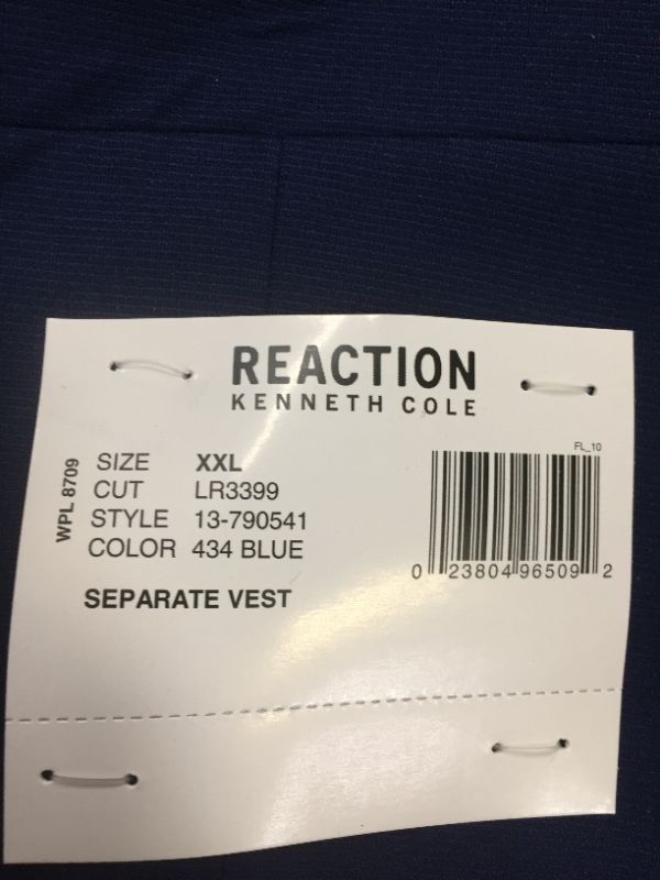 Photo 5 of  KENNETH COLE REACTION VEST BLUE SIZED XXL