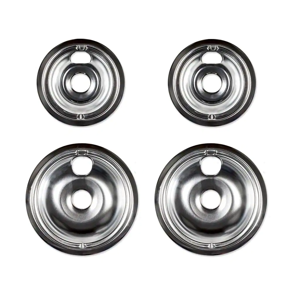Photo 1 of Everbilt Chrome Drip Bowl for GE Electric Ranges (4-Pack)