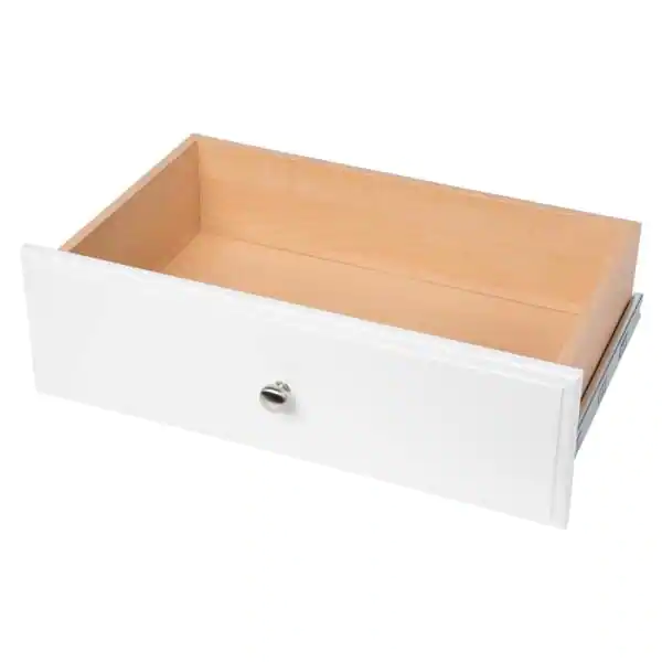 Photo 1 of Closet Evolution 8 in. H x 24 in. W White Wood Drawer