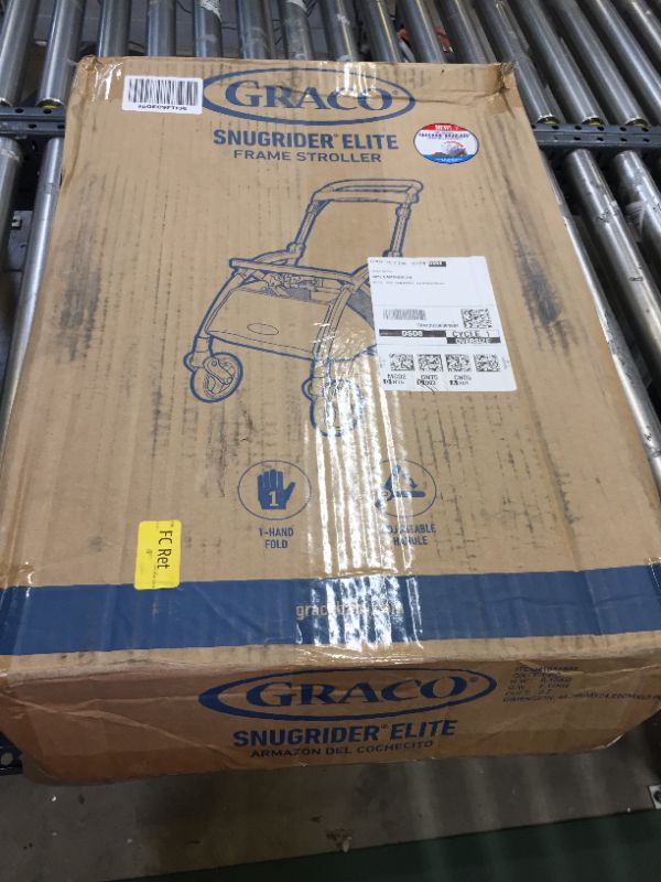 Photo 3 of Graco SnugRider Elite Car Seat Carrier | Lightweight Frame Stroller | Travel Stroller Accepts any Graco Infant Car Seat, Black---ITEM IS DIRTY---
