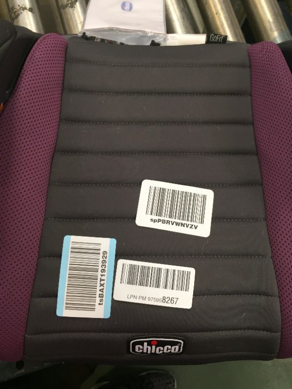 Photo 3 of Chicco GoFit Backless Booster Car Seat - Grape