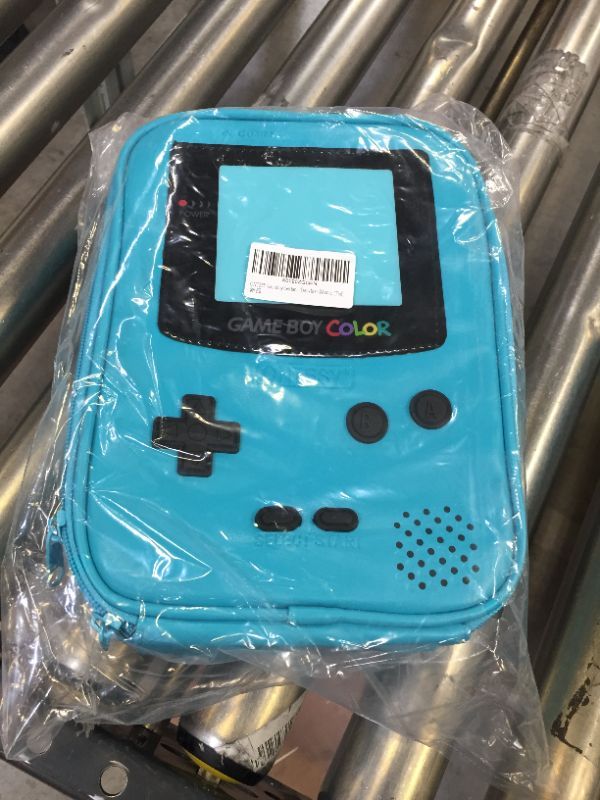 Photo 1 of ONTESY Gameboy Leather Lunch Box Reusable Waterproof Thermal Insulated Cooler Bag Toy Bag for Boys Girls Kids Toddlers Teens Men Women (Teal)
