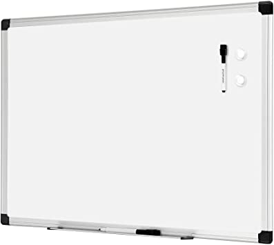 Photo 1 of Amazon Basics Magnetic Dry Erase White Board, 36 x 24-Inch Whiteboard - Silver Aluminum Frame
FACTORY SEALED