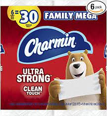 Photo 1 of Charmin Ultra Strong Clean Touch Toilet Paper, Family Mega Rolls, Prime Pantry, 6 Count
3 PACK