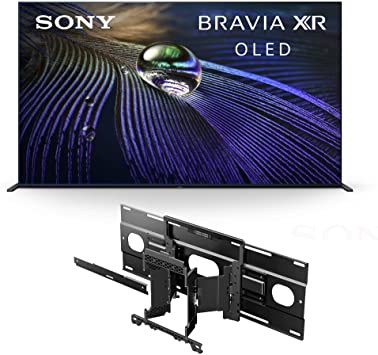 Photo 1 of Sony A90J 65 Inch TV: BRAVIA XR OLED 4K Ultra HD Smart Google TV with Sony SU-WL855 Ultra Slim Wall-Mount Bracket for Select Sony BRAVIA OLED and LED TVs
