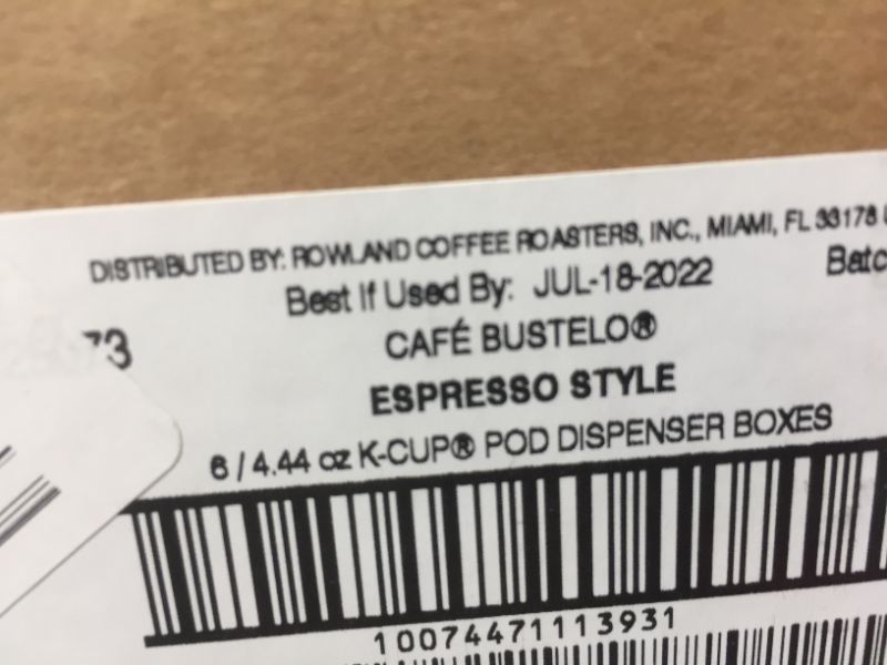 Photo 3 of Cafe Bustelo K-Cups - Espresso Style - 72 ct
JUL-18-2022