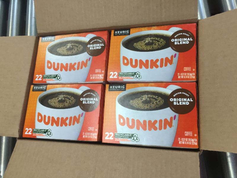 Photo 2 of Dunkin' Original Blend Medium Roast Coffee, 88 Count K-Cup Pods
04/02/22