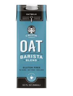 Photo 1 of Califia Farms Barista Blend Oatmilk, 32 Fluid Ounce -- 6 per case.
2 PACK
NOV 30,2021