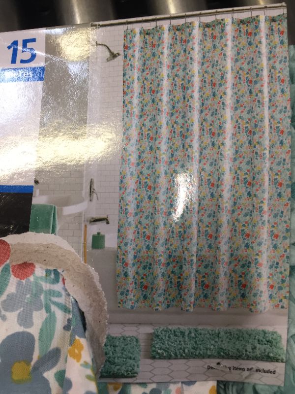 Photo 1 of BATHROOM RUG AND SHOWER CURTAIN SET 